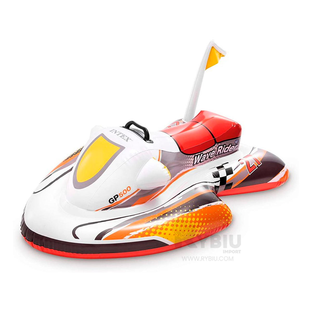 FLOTADOR MOTO VERANO LIVIANO DE PLASTICO MULTICOLOR 57520NP