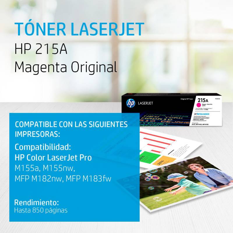 TÓNER HP 215A MAGENTA W2313A ORIGINAL