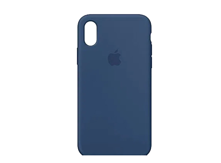 FUNDA SILICONE CASE IPHONE XR - AZUL