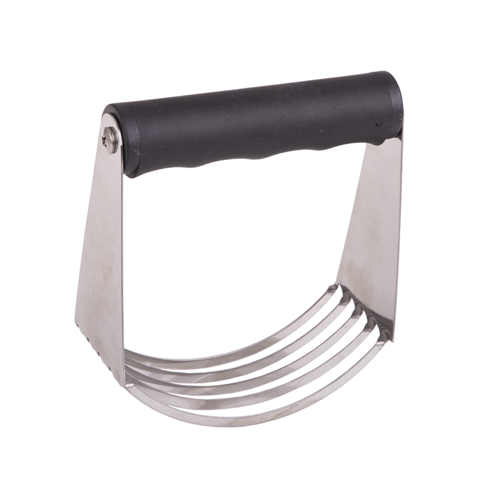 Appetito Stainless Steel Deluxe Pastry Blender with Soft Grip