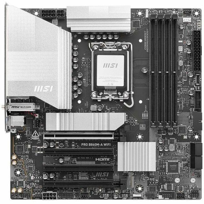 MSI B860M-A WIFI Gaming Desktop Motherboard - Intel B860 Chipset - Socket LGA-18 -