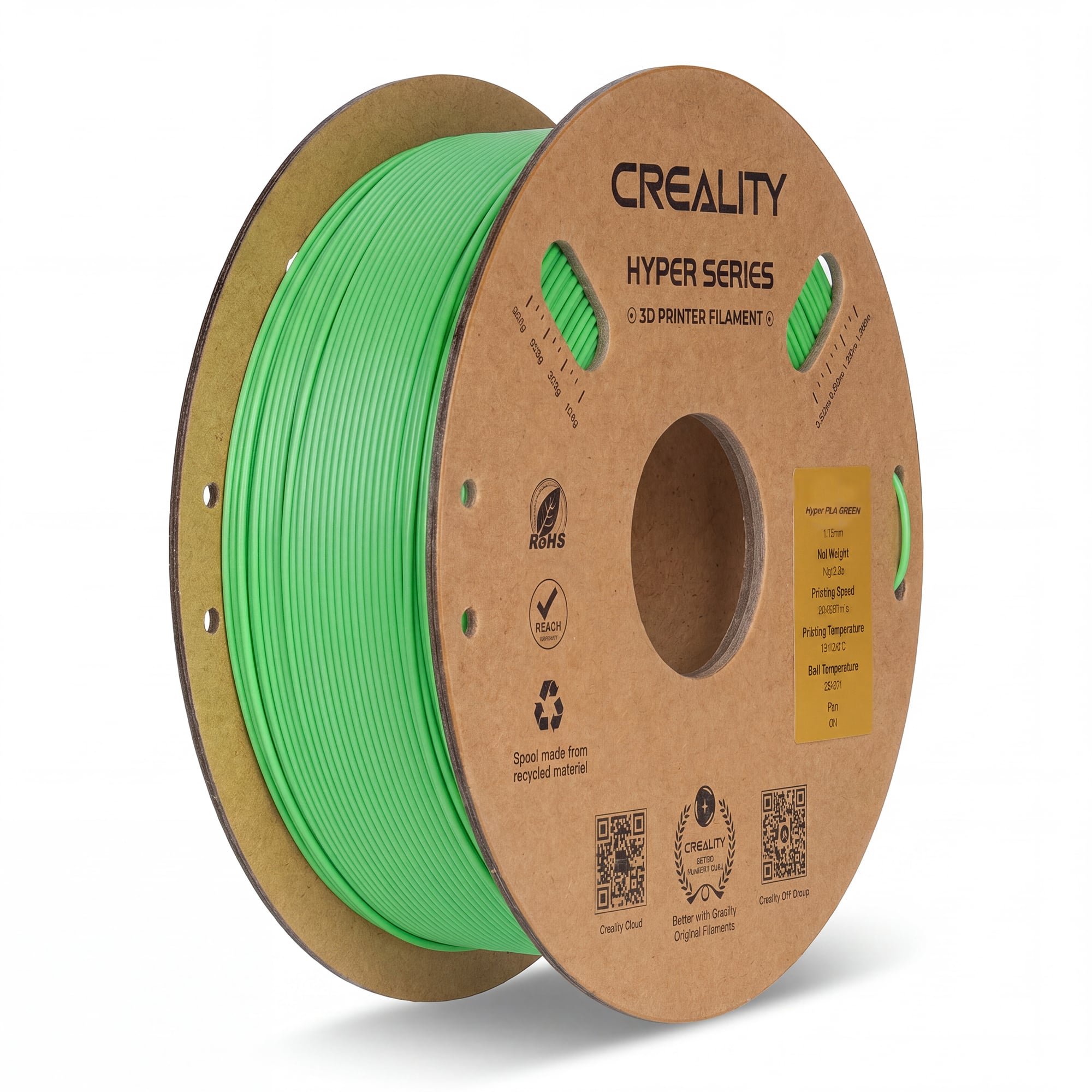 Creality Hyper PLA 3D Printer Filament High Precision (Green)