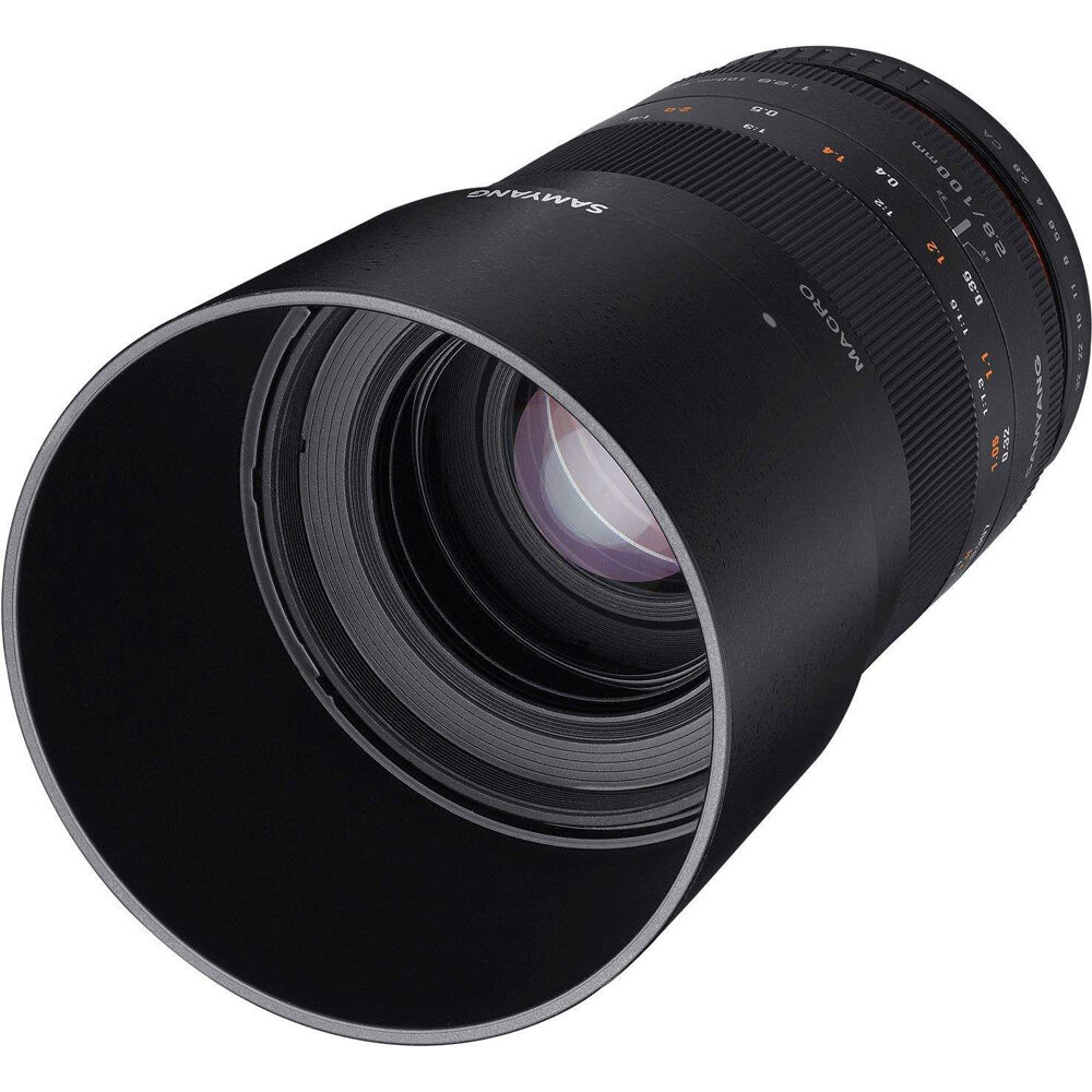Samyang 100mm F2.8 UMC II Macro Lens For Nikon AE Full Frame (Black)