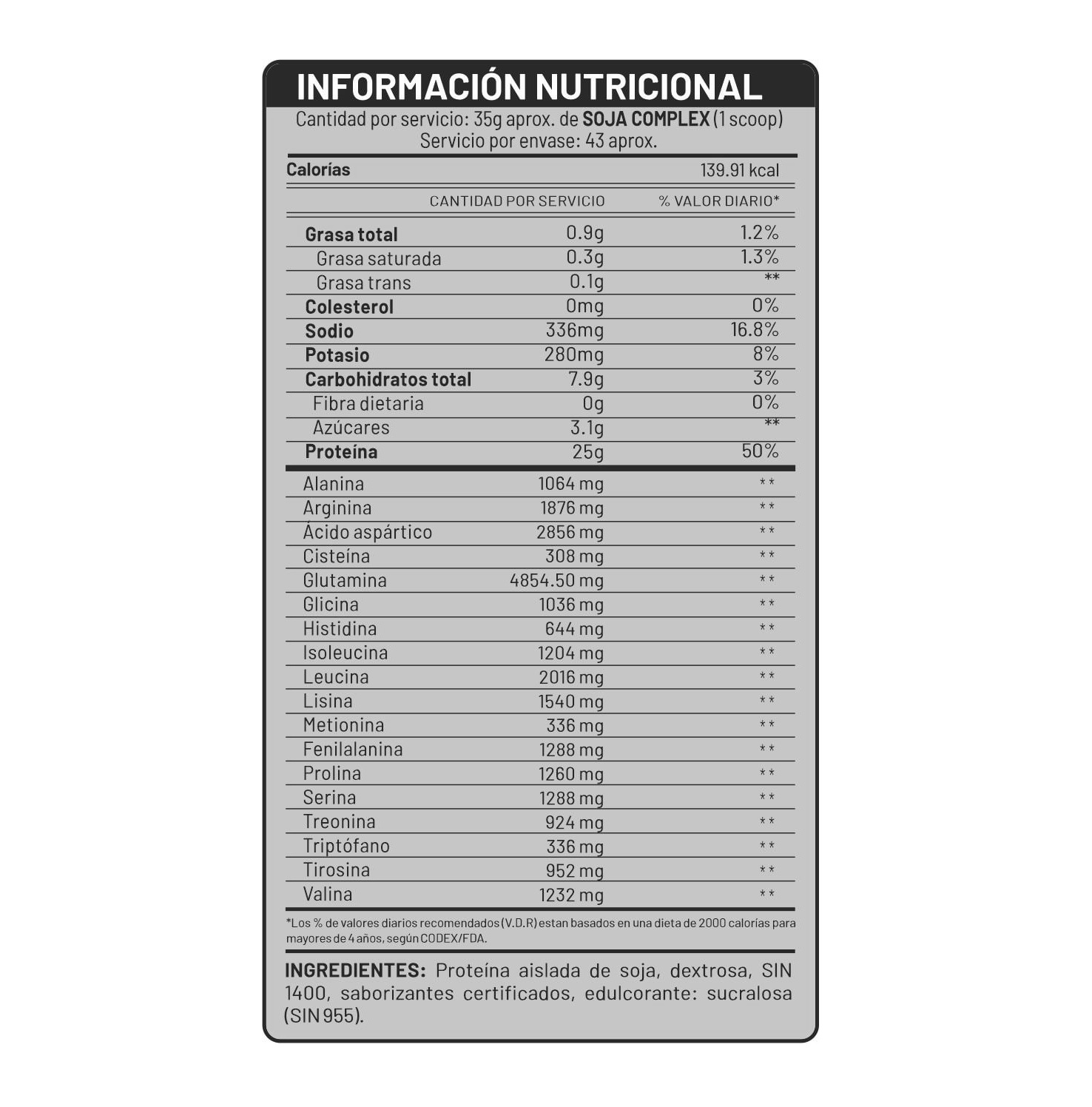 PROTEÍNA UNIVERSE NUTRITION SOJA COMPLEX 1.5 KG COOKIES