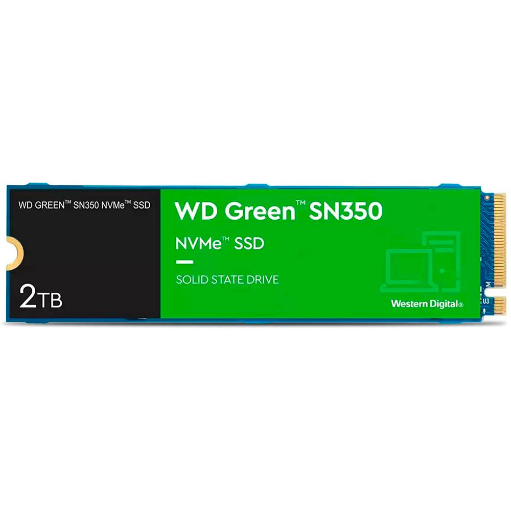 DISCO SSD WD GREEN 2TB SN350 NVME M2 2280 PCIE GEN3