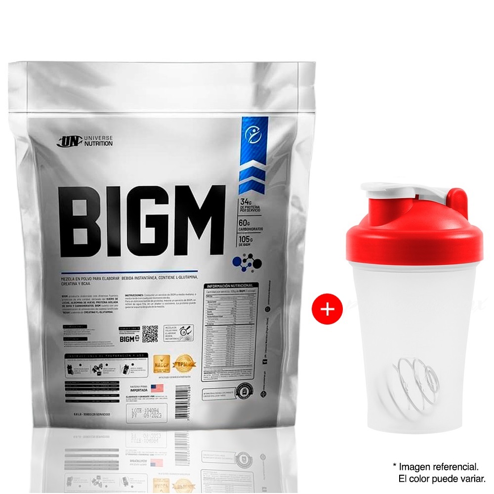 BIGM 3000 GR / 3 KG - UN CHOCOLATE + SHAKER