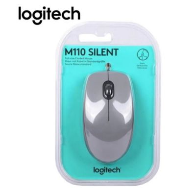 MOUSE LOGITECH M110 SILENT USB GRIS