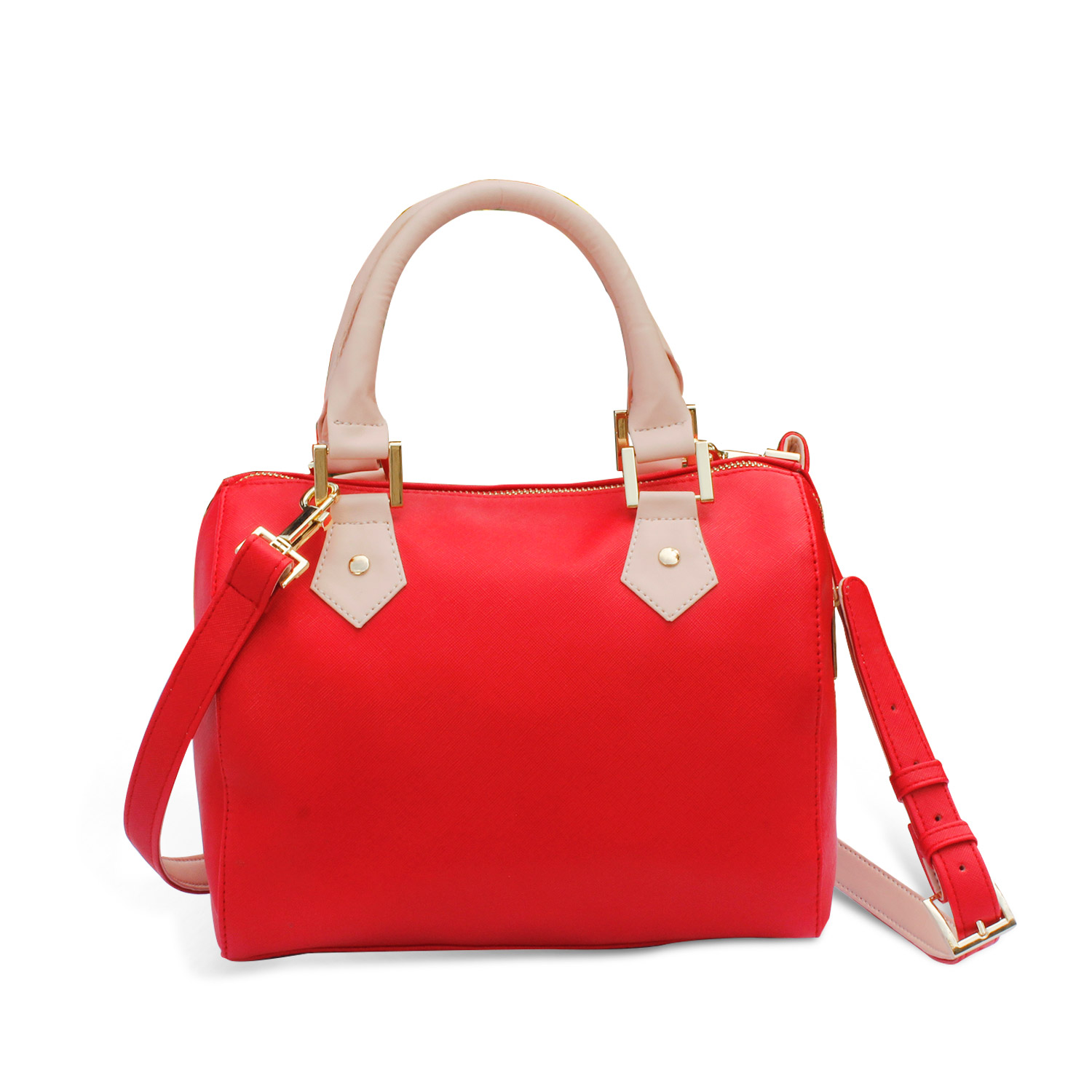 JUVAD CARTERA DAMA BOWLING MICHELL ROJO