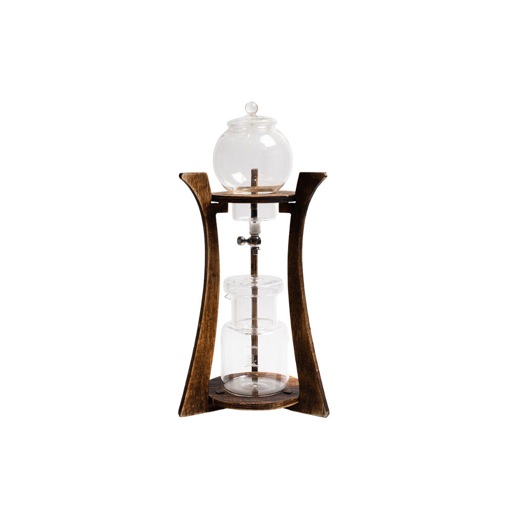 Coffee Culture 600ml Cold Drip Glass Brewing Coffee Maker with Wood Stand