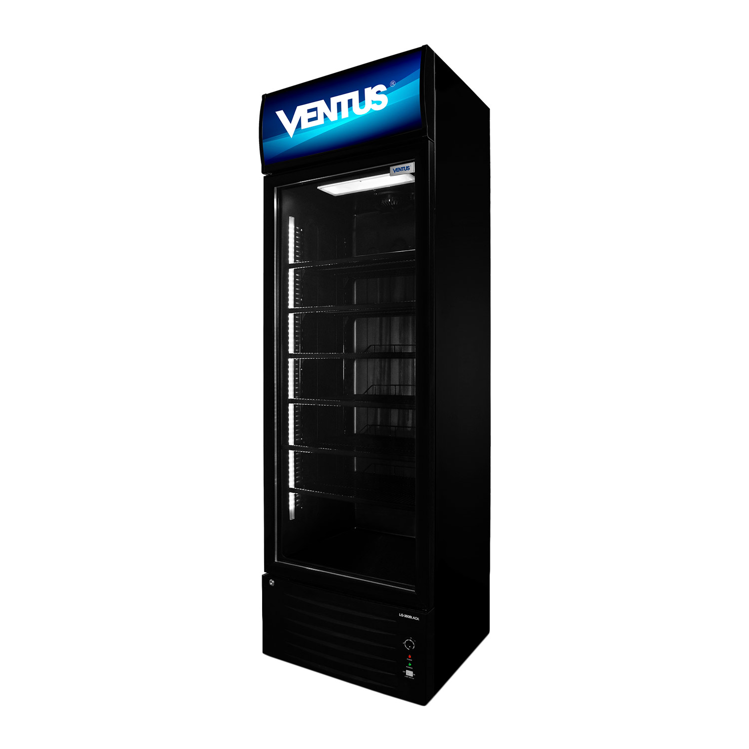 VISICOOLER VENTUS 360L 1 PUERTA LG-360BLACK