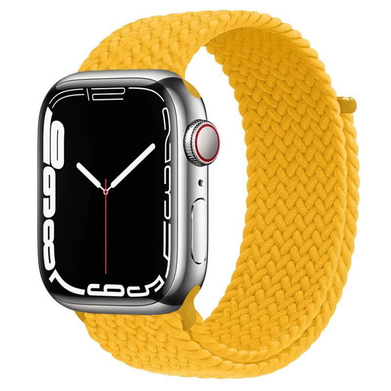 CORREA NYLON TRENZADO - APPLE WATCH 42MM - 44MM - 45MM - 49MM - YELLOW