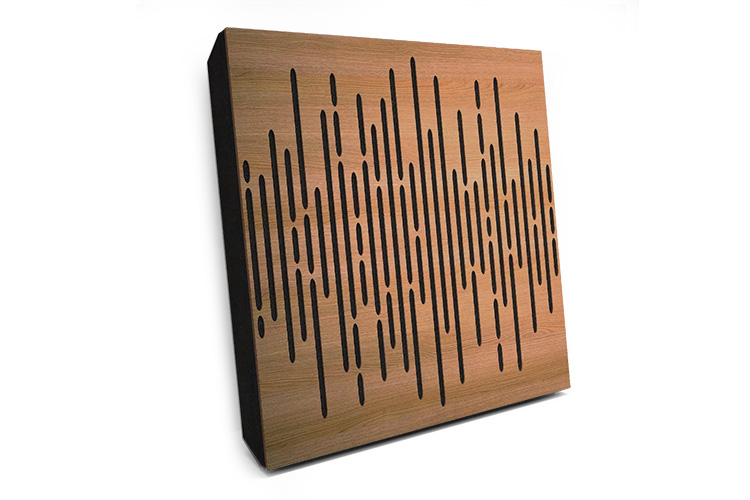 Elite Sound Acoustics 70mm Panel Foam Absorption Diffuser (Wave Oak)
