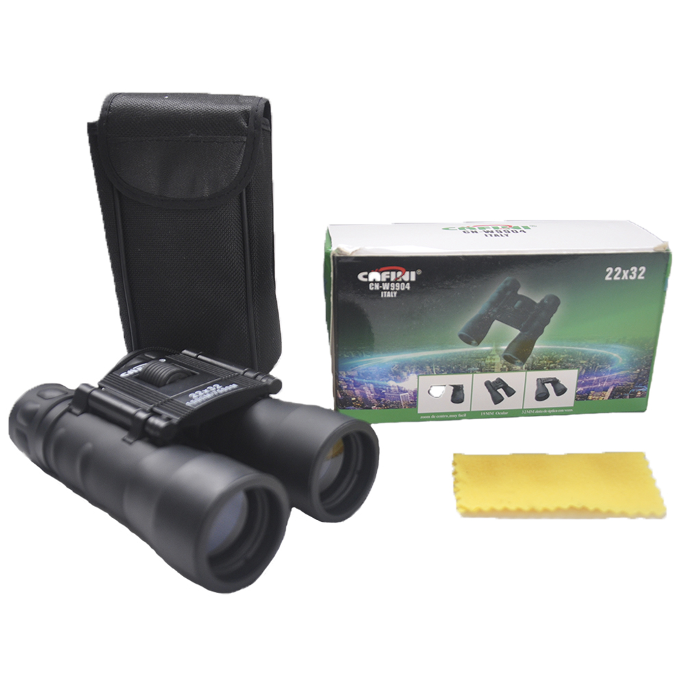 BINOCULAR CAFINI LARGO ALCANCE 22 X 32 SANTOFA ELECTRONICS CAZA PESCA