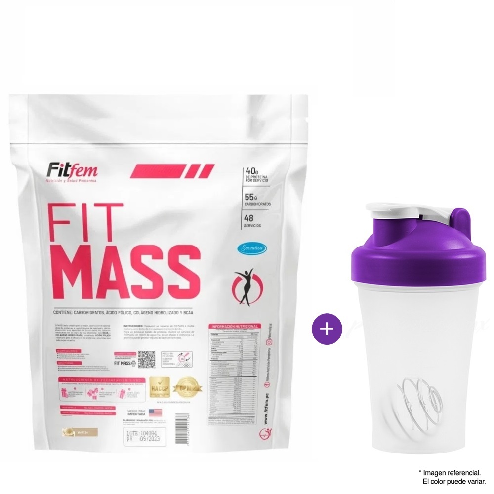 FIT MASS 5KG SUERO DE LECHE FITFEM VAINILLA