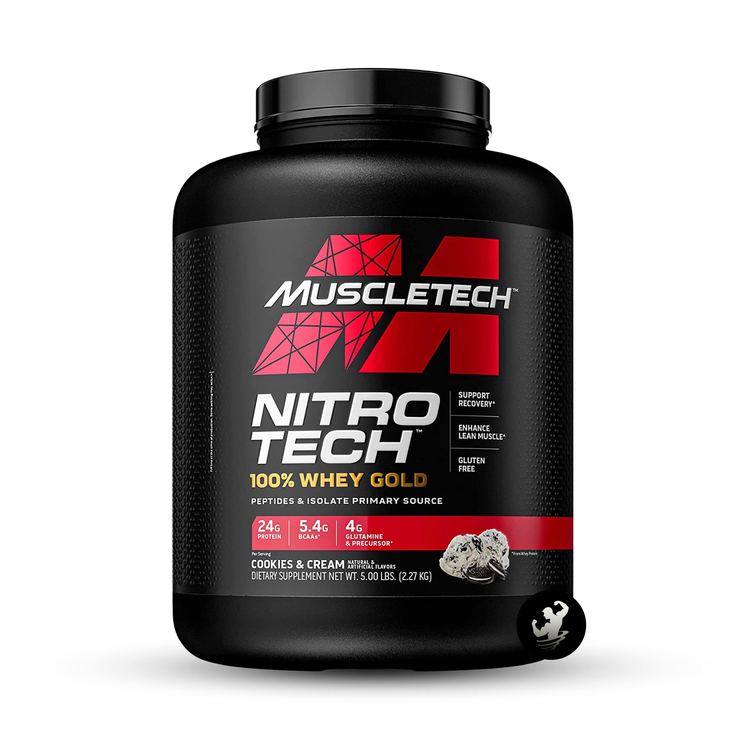 NITROTECH WHEY GOLD | 5 LB - COOKIES Y CREAM