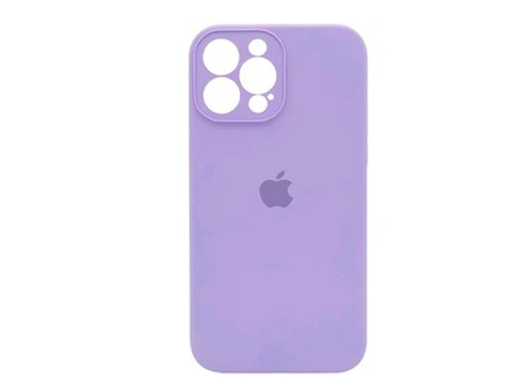 SILICONE CASE CON P/CÁMARA IPHONE 13 PRO MAX - LILA