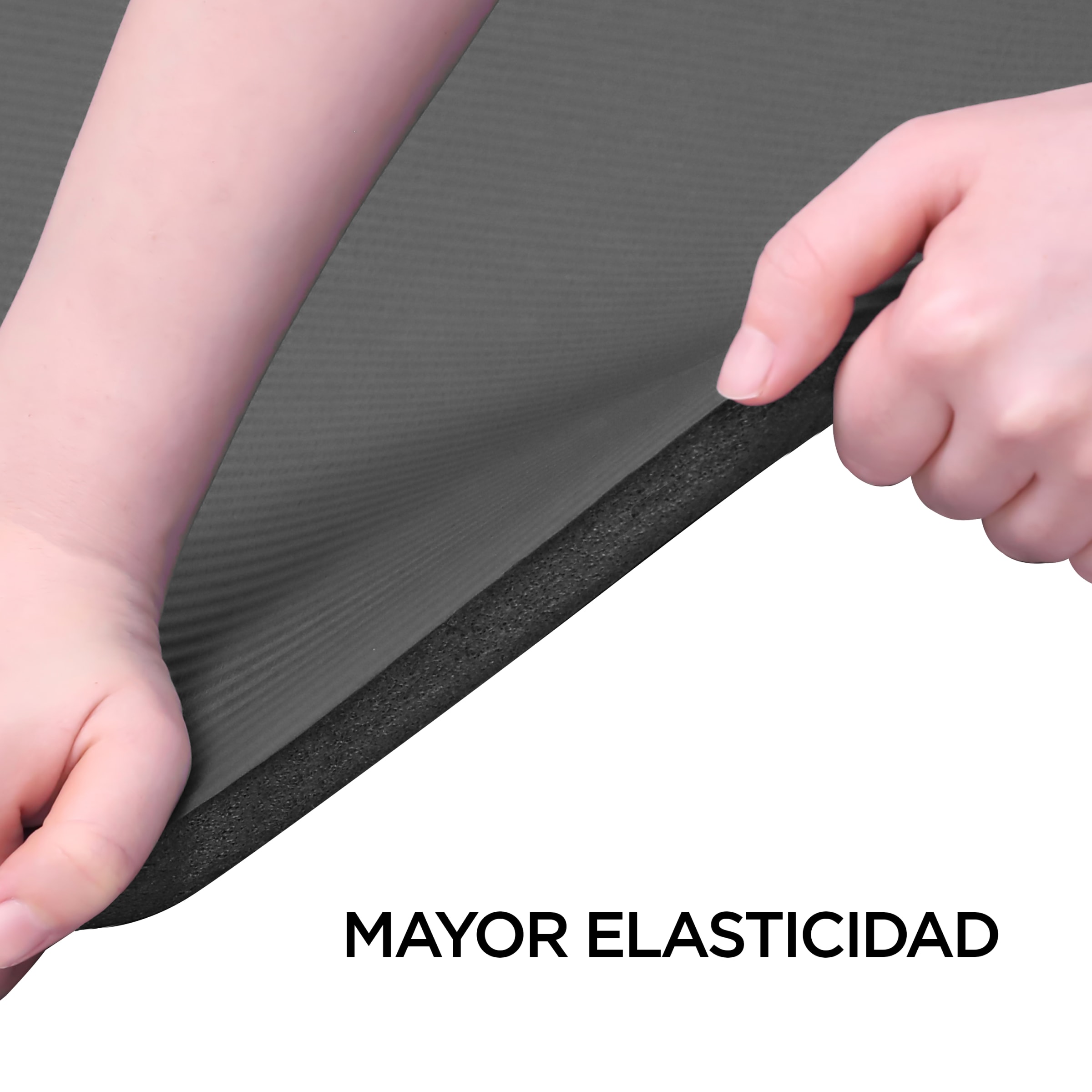 MAT DE PILATES PROIRON DE 15MM - NEGRO