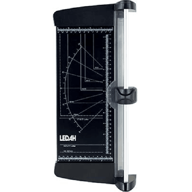 Ledah 330 Home Trimmer Metal Base 10 Sheet A4 Black Paper Cutter