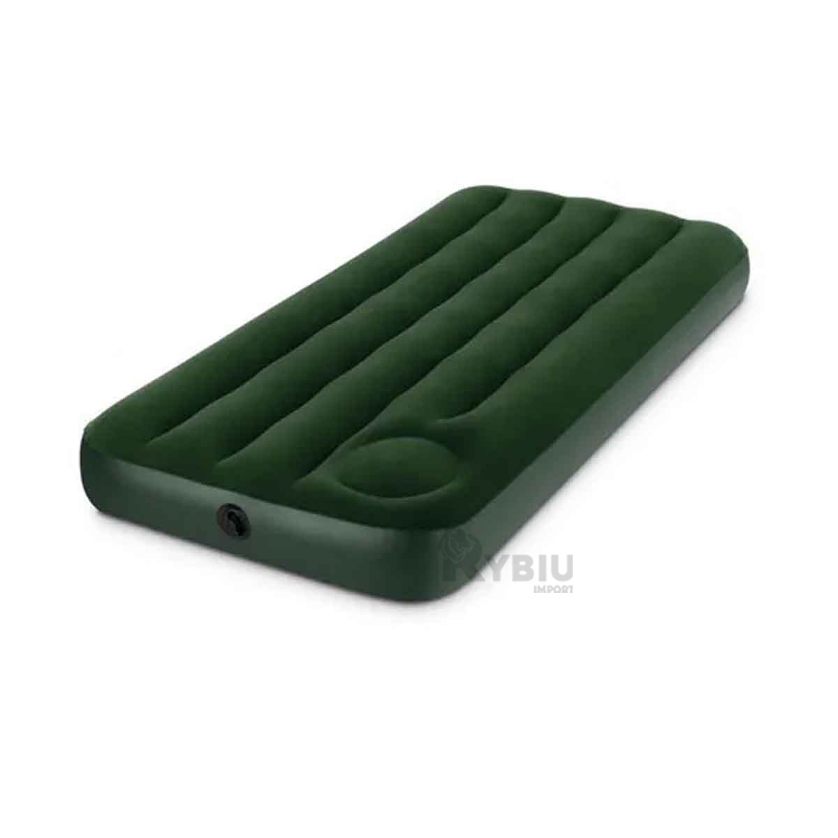 COLCHON INFLABLE ACOLCHADO COMODO DE COLOR VERDE 66950