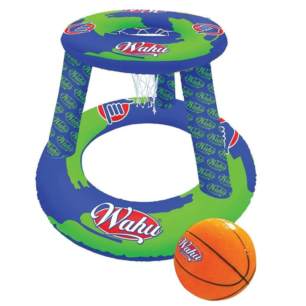 WAHU Wahu 57cm Inflatable/Collapsible Pool Basketball Hoop w/ Ball Kids/Children 6y+ Pool