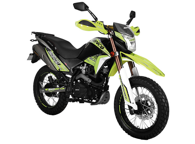 MOTOCICLETA MODELO X-PLORER 200V1 VERDE AÑO DE FABRICACIÓN 2023