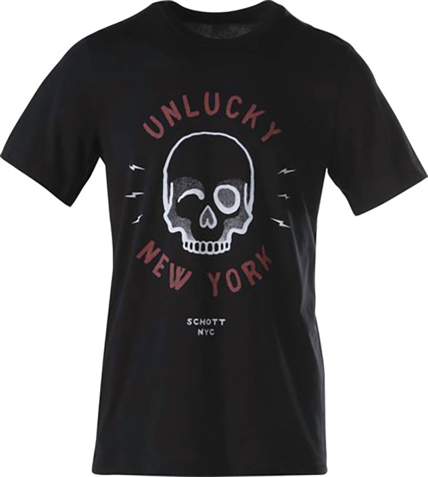 Schott Men&apos;s Unlucky T-Shirt In Black