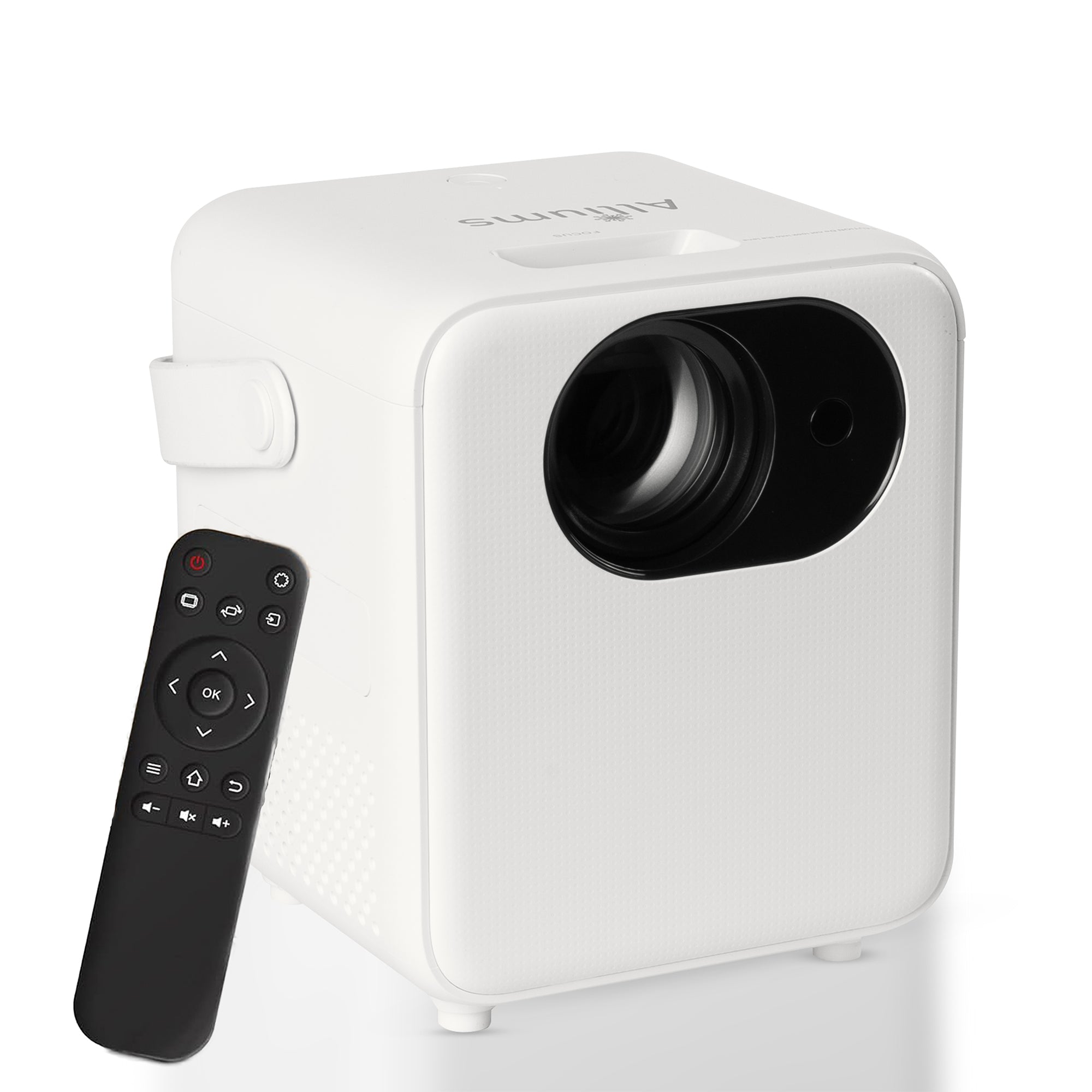 ALLIUMS Projector Ultimate 9500Lumens HD 1080p Supported (White)