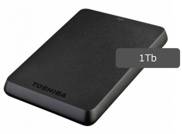 DISCO DURO EXTERNO TOSHIBA CANVIO BASICS - 1TB - EXTERNO