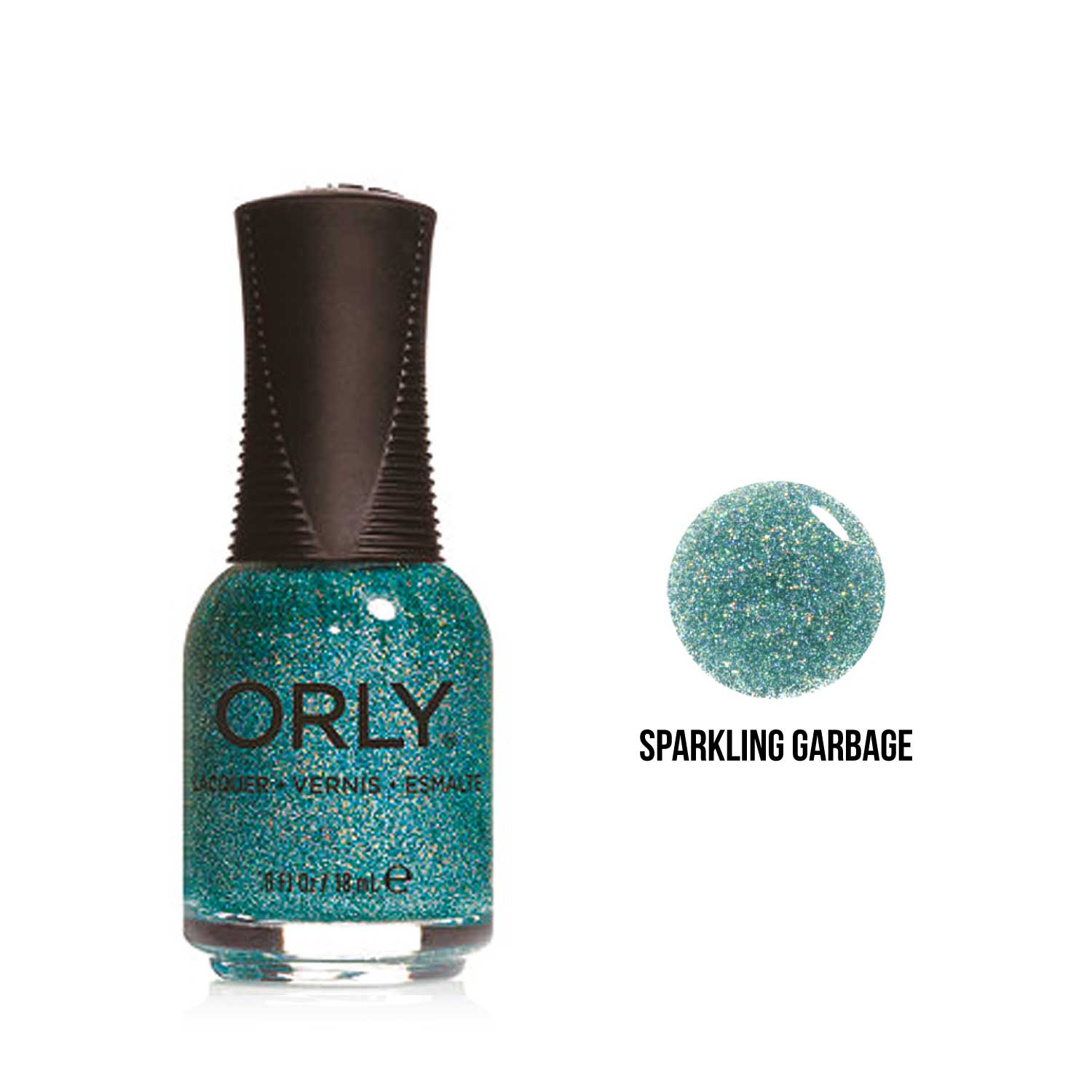 ESMALTE ORLY SPARKLING GARBAGE FRASCO 18 ML