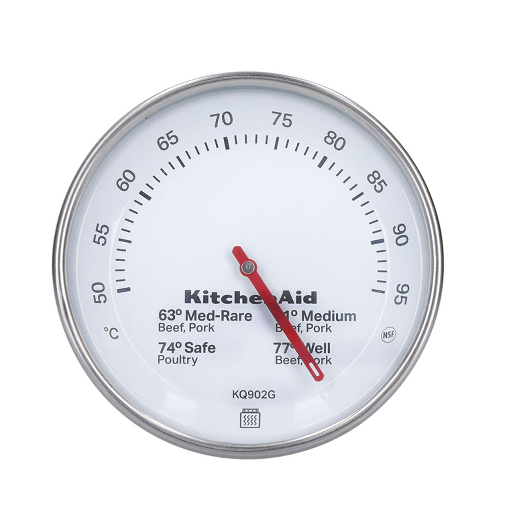 KitchenAid Leave In Cooking Meat Thermometer Stainless Steel 13cm (Silver)