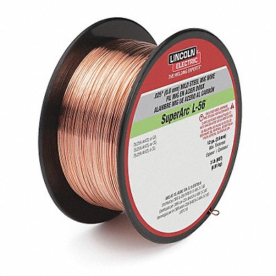 2 lb Carbon Steel Spool MIG Welding Wire with 0.025 Diameter and ER70S-6 AWS Classification