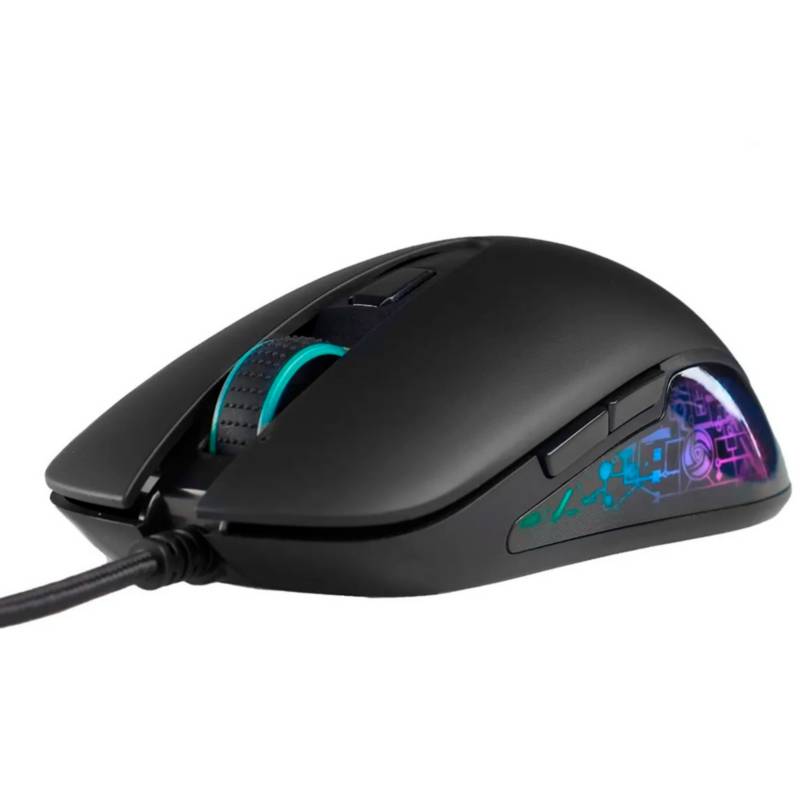 MOUSE GAMER VSG DIODE 4800 DPI RGB 6 BOTONES 85G