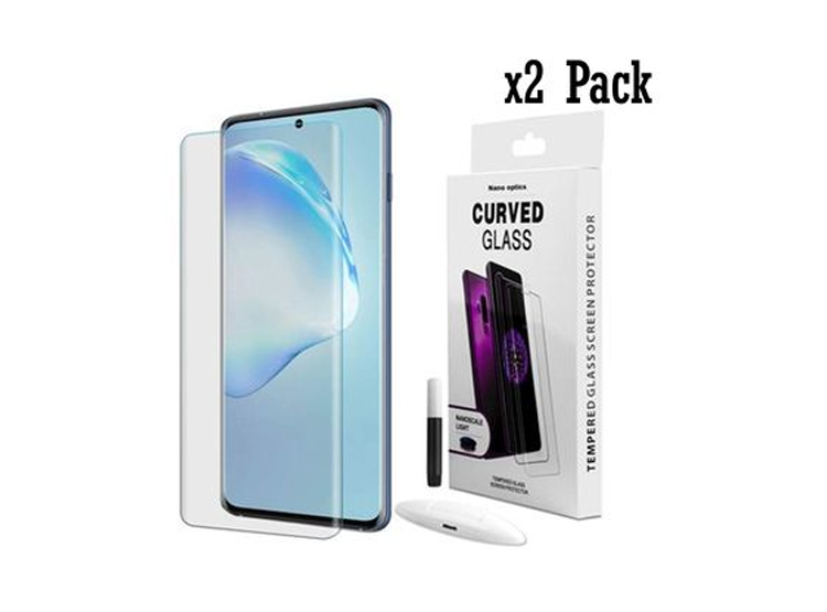 PACK 2 UND MICA DE VIDRIO TEMPLADO UV PARA SAMSUNG  S22 PLUS - TRANSPARENTE