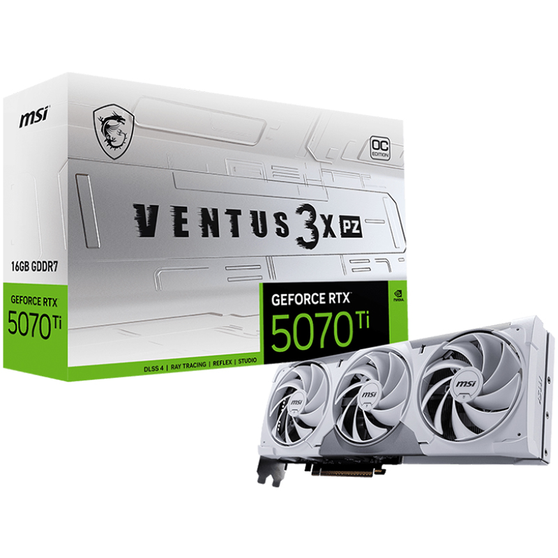 MSI GeForce RTX 5070 Ti 16G Ventus 3X PZ OC