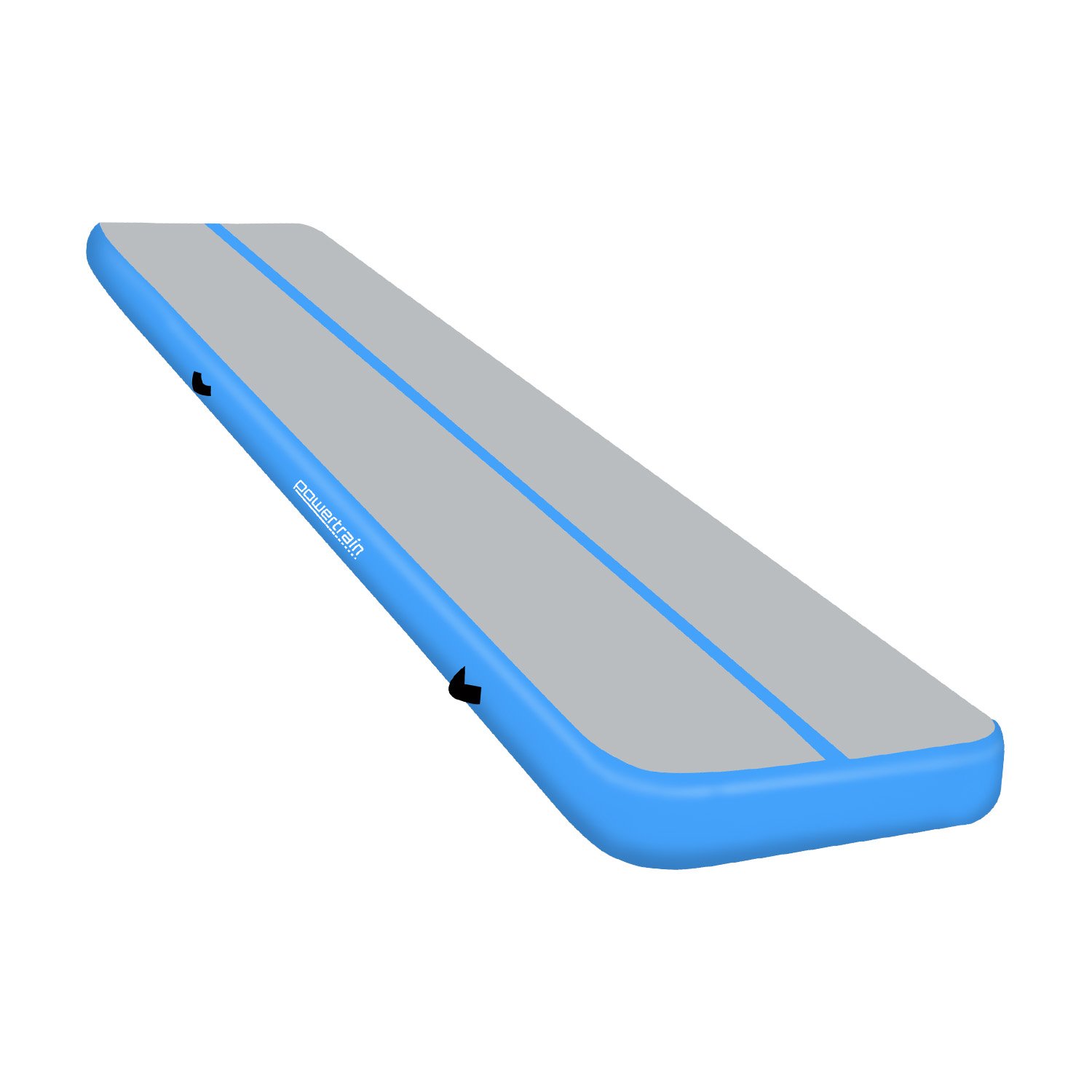 Powertrain 6m x 1m x 20cm Air Track Inflatable Gymnastics Mat (Blue)