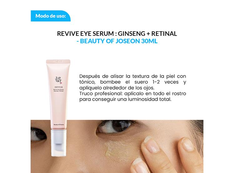 3 REVIVE EYE SERUM GINSENG RETINAL 30 ML - BEAUTY OF JOSEON