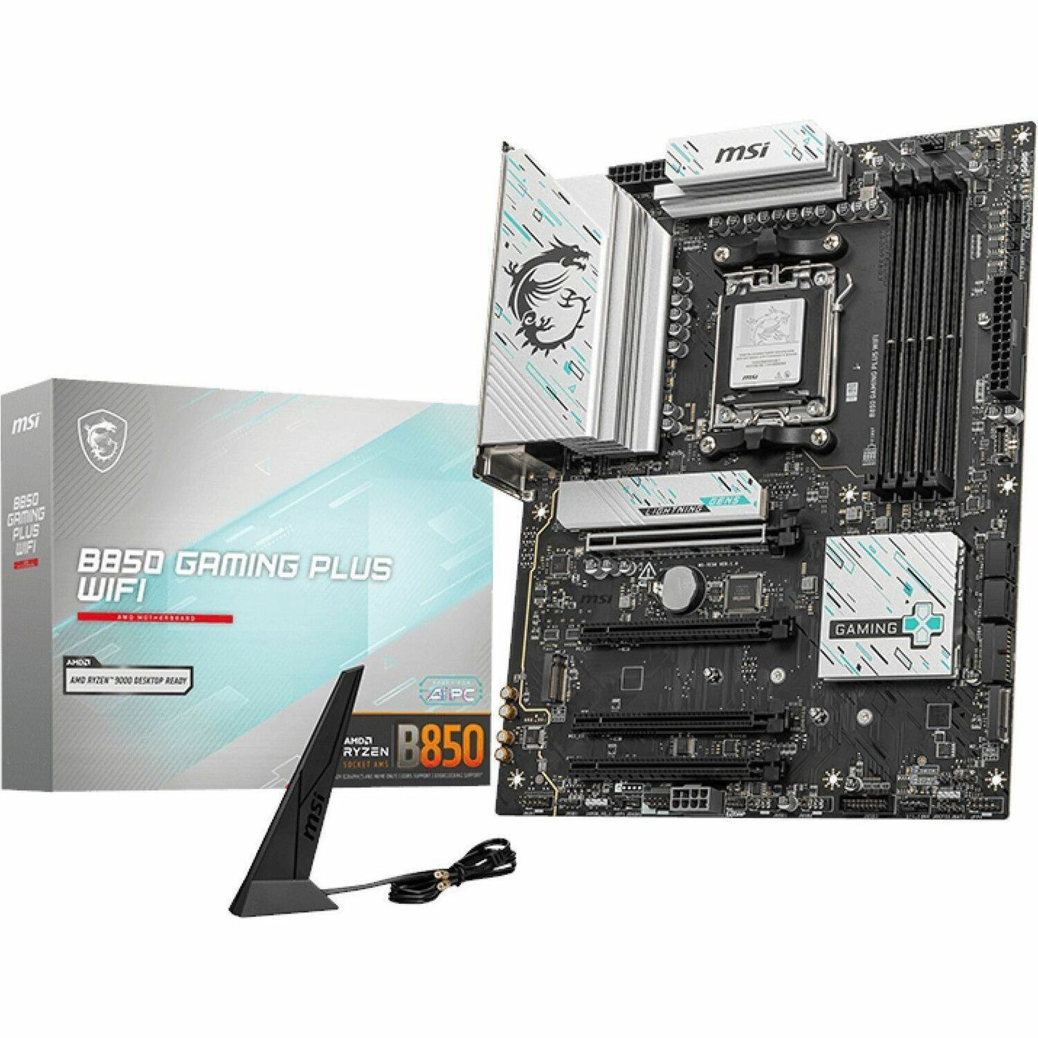 MSI B850 GAMING PLUS WIFI Gaming Desktop Motherboard - AMD B850 Chipset - Socket -