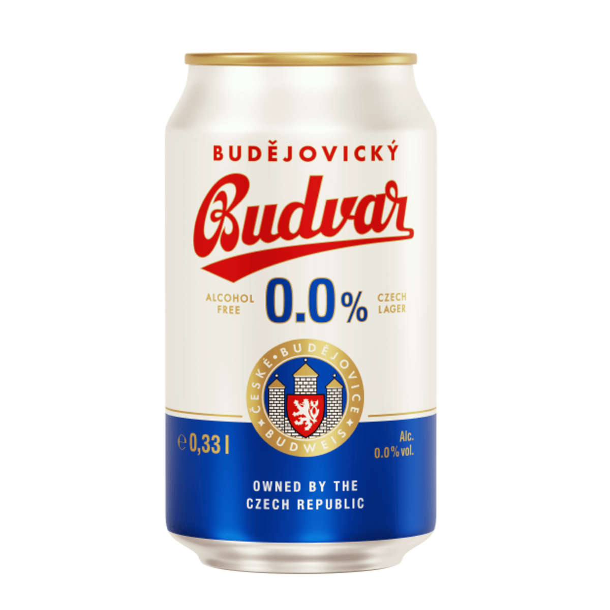 Belgian Budvar Can 330ml Non Alc