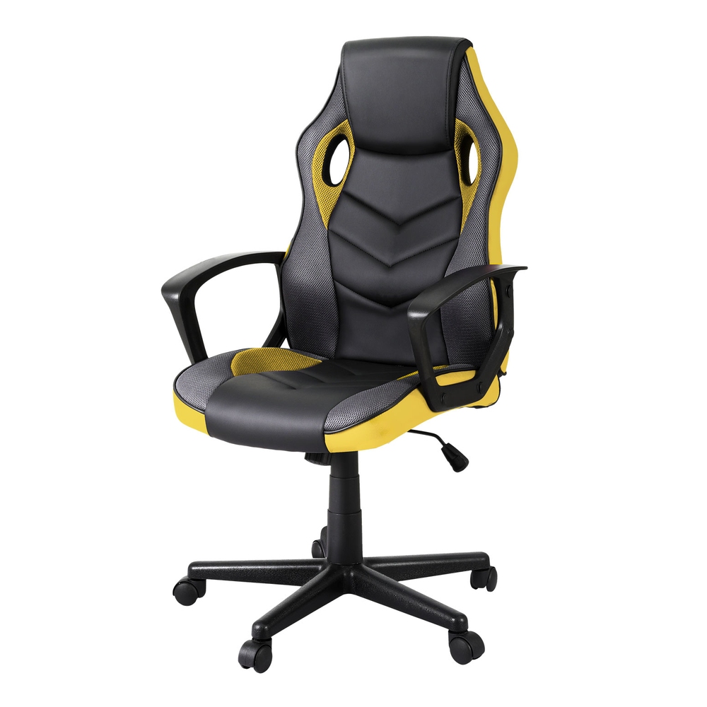 Artiss Gaming Office Chair Computer Chairs (Yellow)