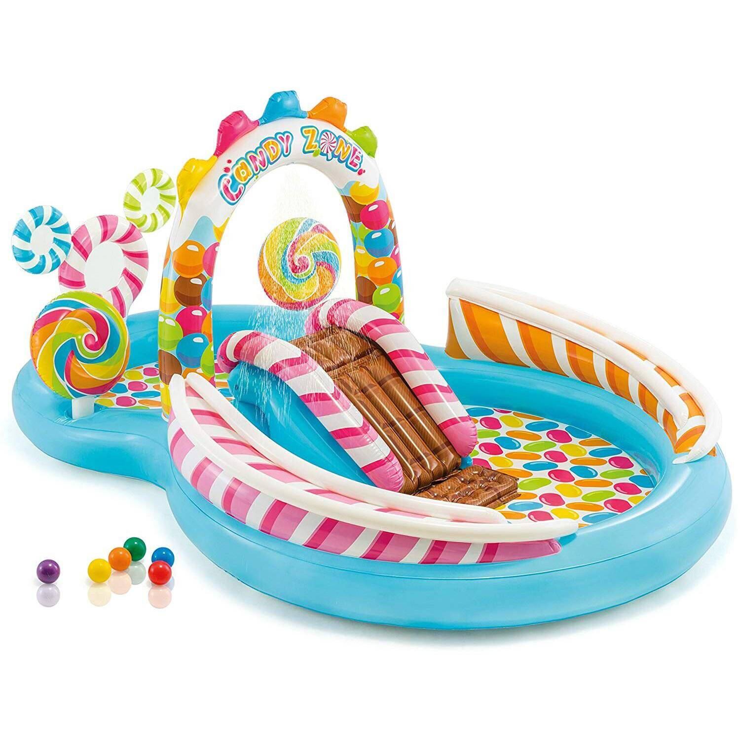 PISCINA INFLABLE DE JUEGOS CANDY ZONE - INTEX