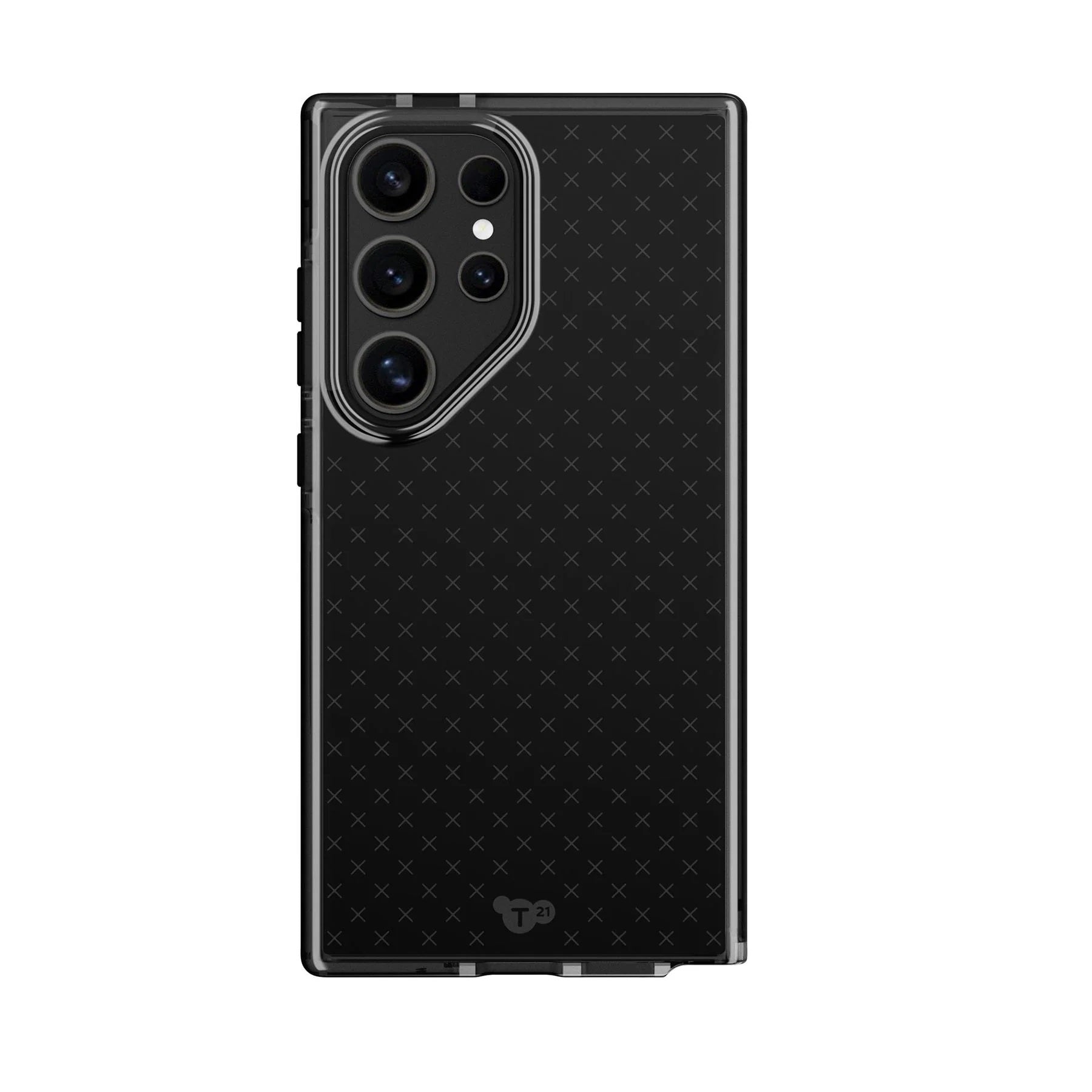 Tech21 EvoCheck Phone Case for Samsung Galaxy S24 Ultra (Smokey/Black)