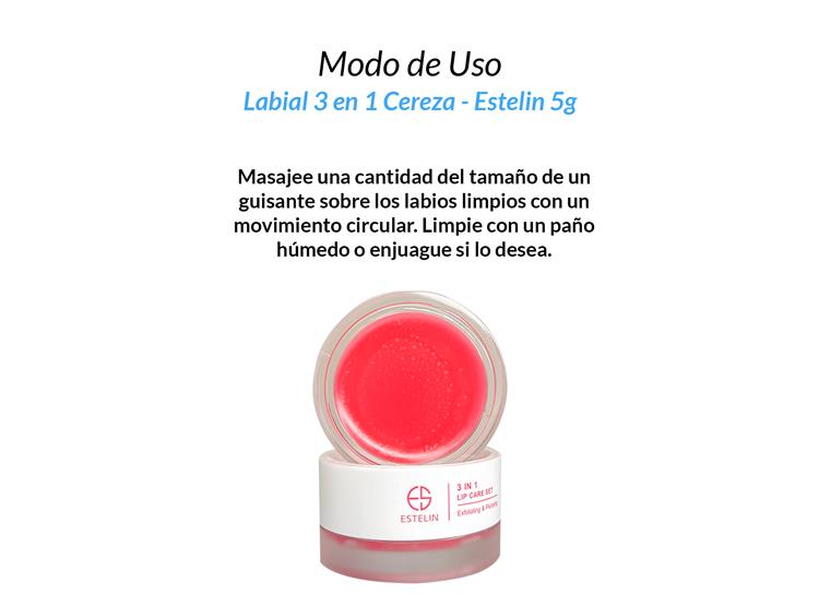 LABIAL 3 EN 1 CEREZA 5G – ESTELIN