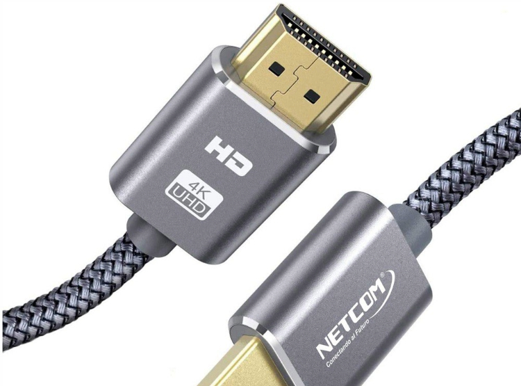 CABLE HDMI 2.0 5 METROS NETCOM ULTRA HD 3D 4K 60HZ 2160P ENMALLADO SANTOFA ELECTRONICS