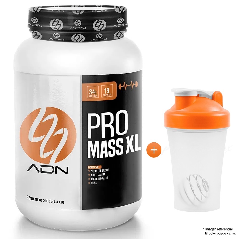 PRO MASS XL SUERO DE LECHE 2 KG CHOCOLATE + SHAKER