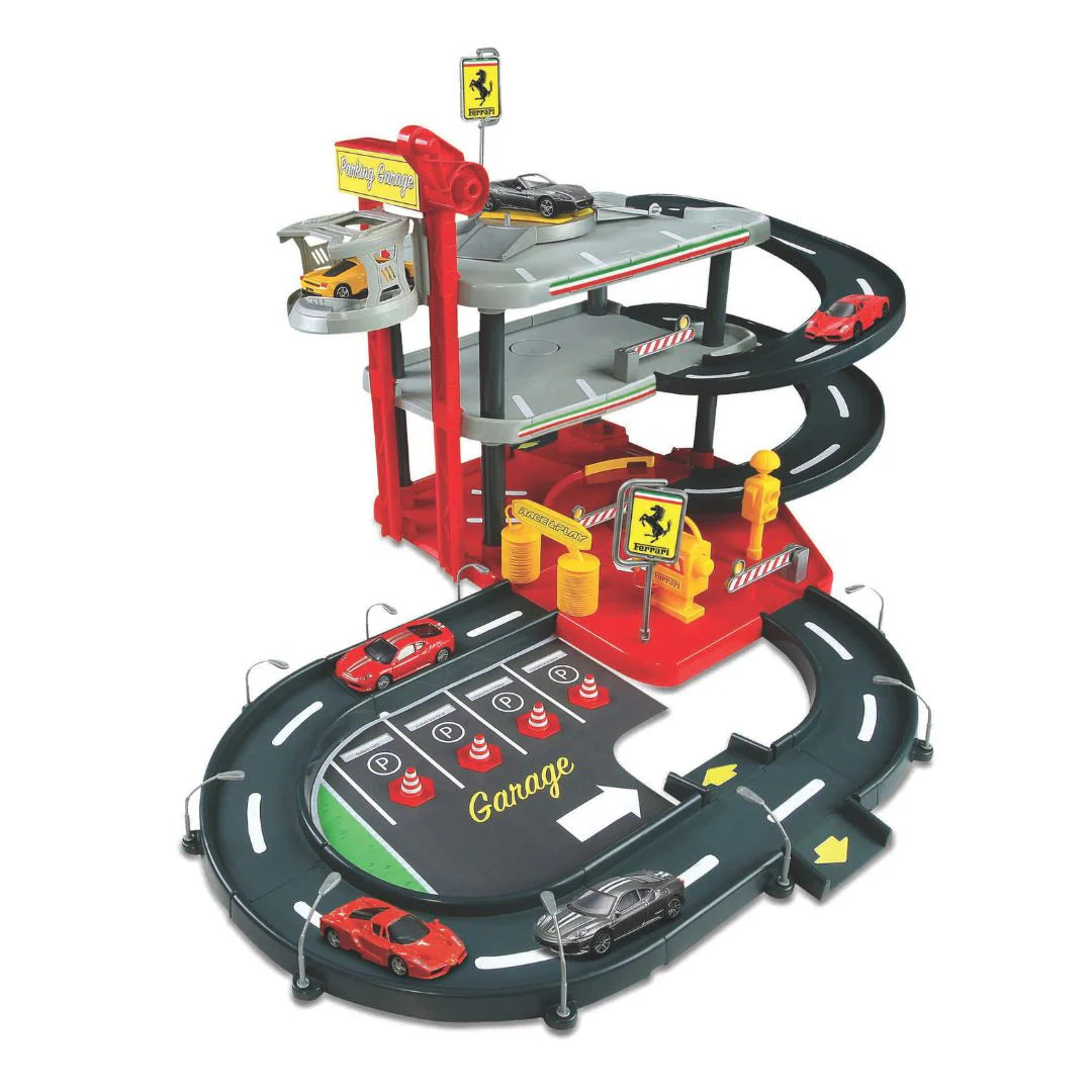 Bburago 1/43 Ferrari Parking Garage Race and Play