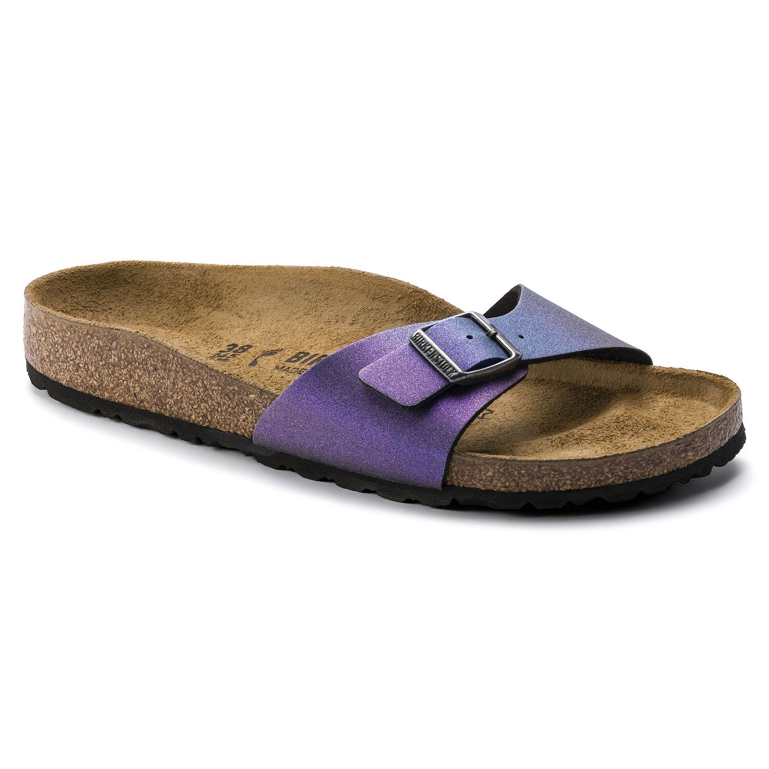 icy metallic violet birkenstock