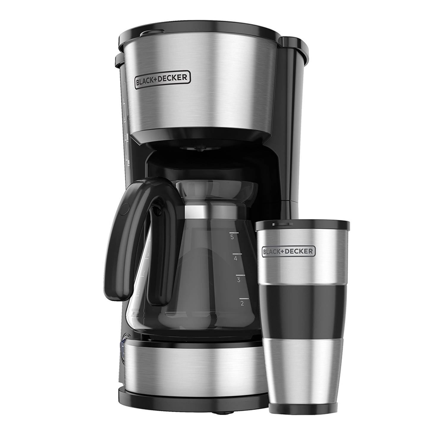 CAFETERA 4 EN 1 BLACK Y DECKER CM0755S 5 TAZAS