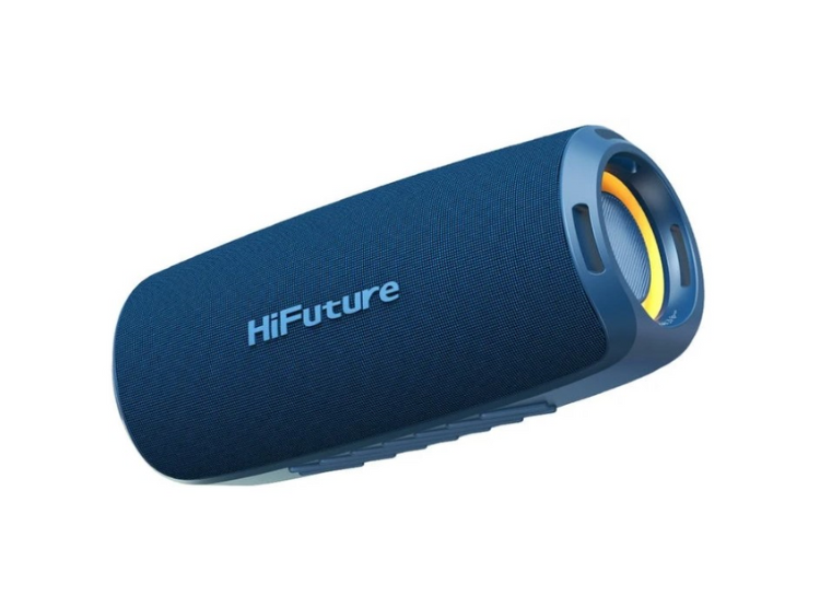 PARLANTE BLUETOOTH HIFUTURE GRAVITY INALÁMBRICO DE 45W, IPX7, SISTEMA DE 2 VÍAS Y 8 HORAS DE REPRODUCCIÓN COLOR AZUL