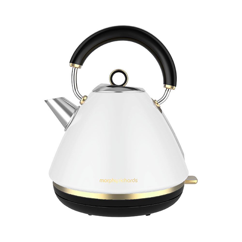 Morphy Richards Electric Ascend Traditional Pyramid Kettle (Soft Gold)