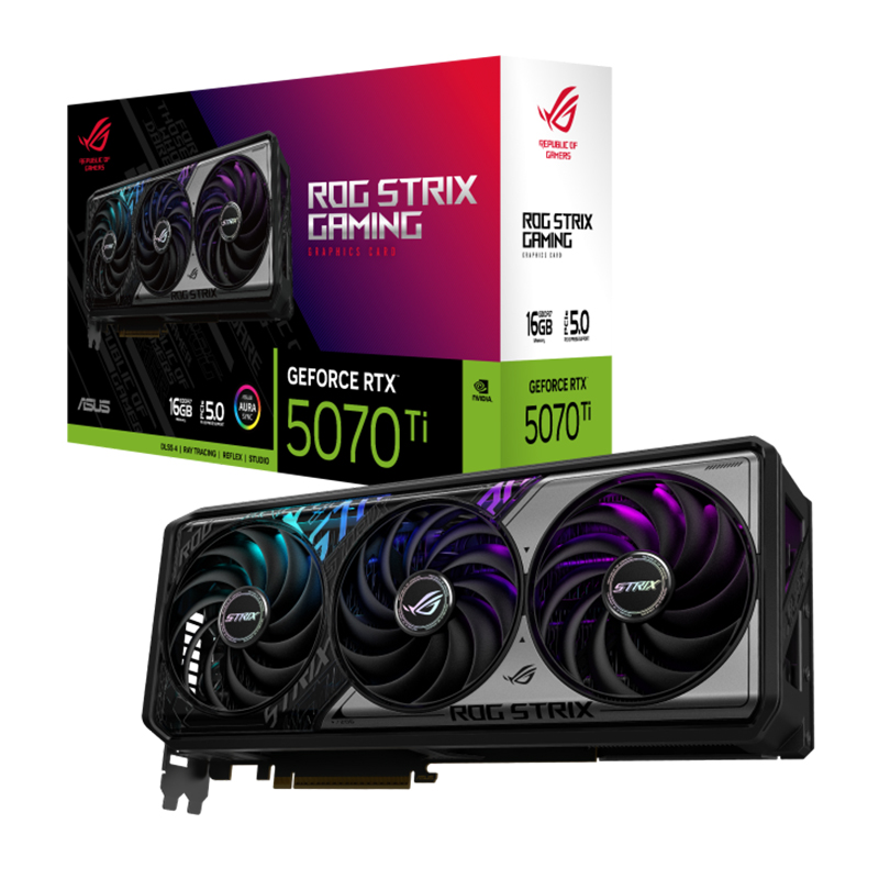 Asus ROG Strix GeForce RTX 5070 Ti 16G Graphics Card (ROG-STRIX-RTX5070TI-16G-GAMING)